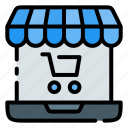 online, store, online store, shop, online shop, merchant, laptop, device, shopping