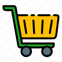 shopping, cart, shopping cart, market, trolley, store, grocery, grocery store, supermarket