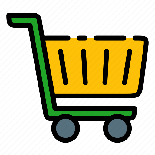 Shopping, cart, shopping cart, market, trolley, store, grocery icon - Download on Iconfinder