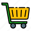 shopping, cart, shopping cart, market, trolley, store, grocery, grocery store, supermarket 