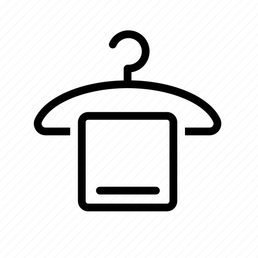Clothes, hanger, hook, product, towel icon - Download on Iconfinder