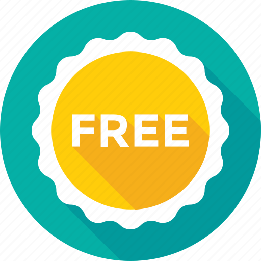 Free, offer, promotion, shopping, sticker icon - Download on Iconfinder