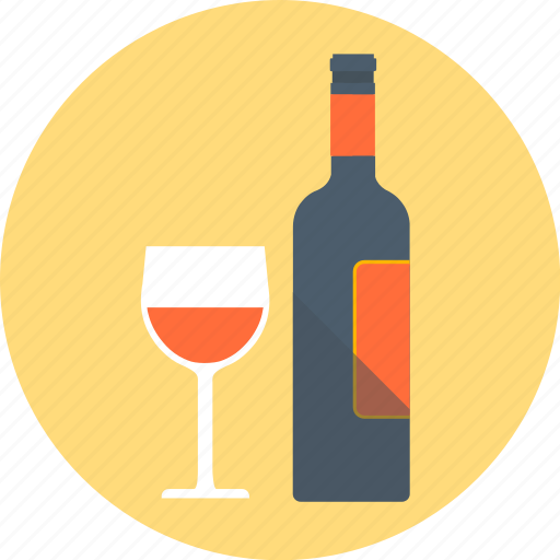 Alcohol, drink, glass, red wine, wine icon - Download on Iconfinder