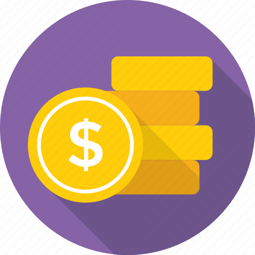 Coins, currency, dollar, money, savings icon - Download on Iconfinder