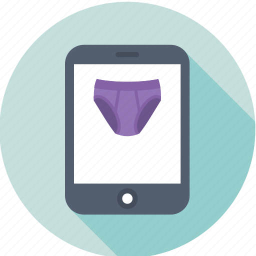 Ecommerce, mobile, panty, shopping, store icon - Download on Iconfinder