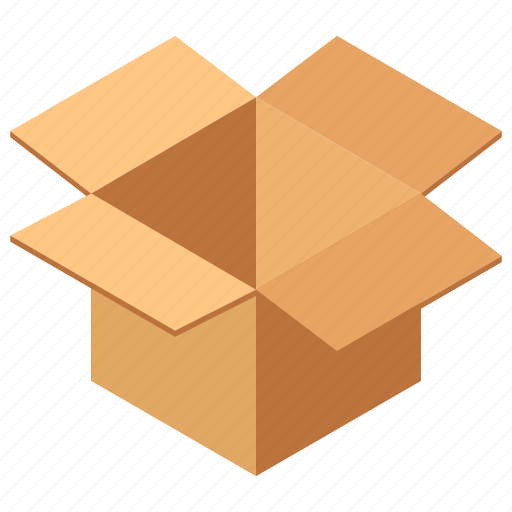 Box, delivery box, gift box, gift container, opened box icon - Download on Iconfinder