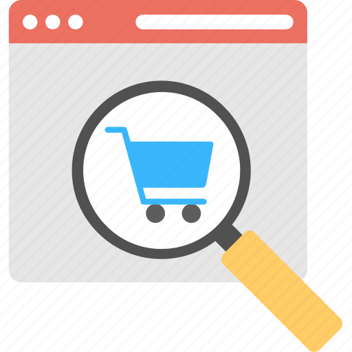 Internet website store, online shopping infographic, online shopping process, online store, online store search icon - Download on Iconfinder