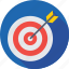 aim, dartboard, goal, objective, target 