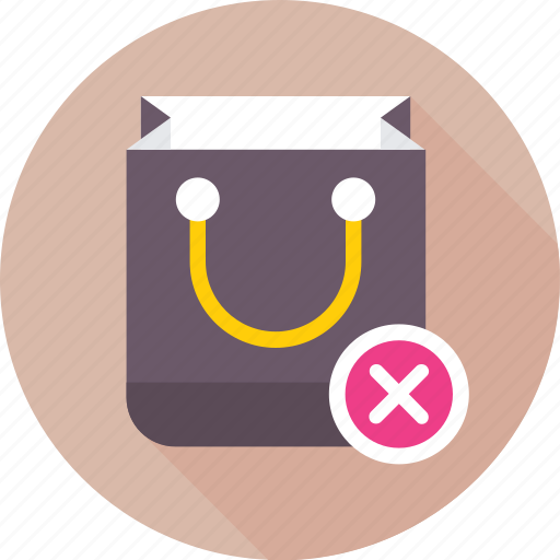 Bag, ecommerce, online shopping, remove from bag, shopping icon - Download on Iconfinder