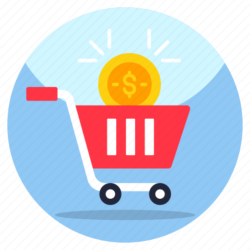 Handcart, pushcart, cart, shopping cart, commerce icon - Download on Iconfinder