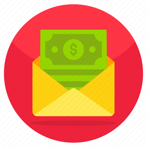 Money envelope, cash envelope, monetize, dollar envelope, banknote envelope icon - Download on Iconfinder