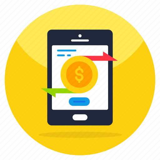 Mobile money transfer, mobile banking, ebanking, ecommerce, online money transfer icon - Download on Iconfinder