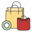 shopping bags, handbags, tote, polythene bag, grocery bag 
