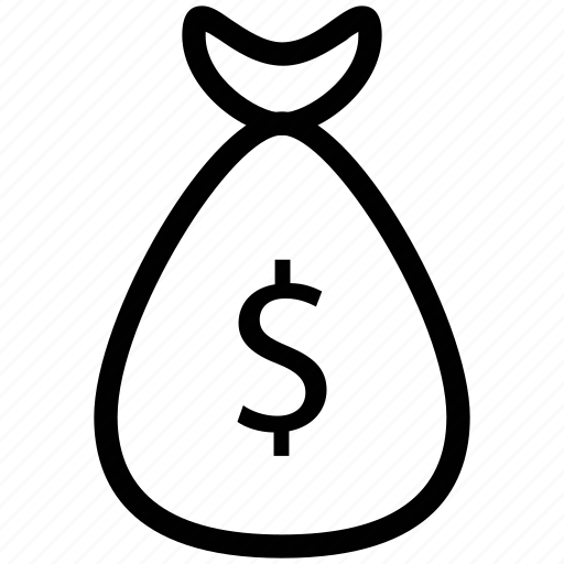 Cash sack, dollar sign, money, moneybag, saving, wealth icon - Download on Iconfinder