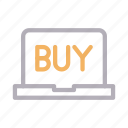buy, ecommerce, laptop, online, shopping