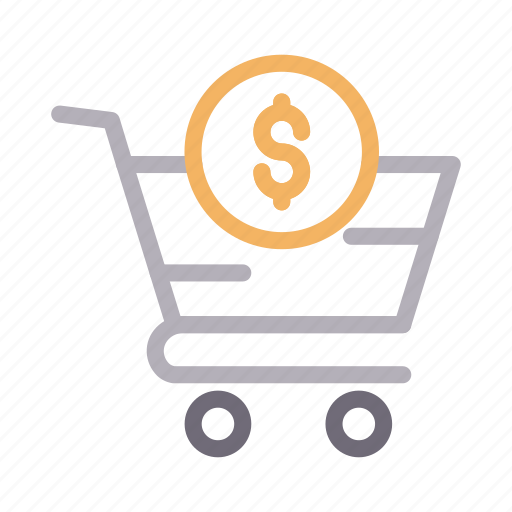 Buying, cart, dollar, shopping, trolley icon - Download on Iconfinder