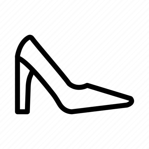 Footwear, heel, ladies, sandal, stiletto icon - Download on Iconfinder