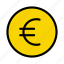 coin, currency, euro, money, saving 