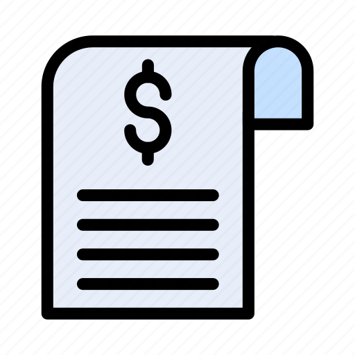 Bill, document, invoice, receipt, shopping icon - Download on Iconfinder