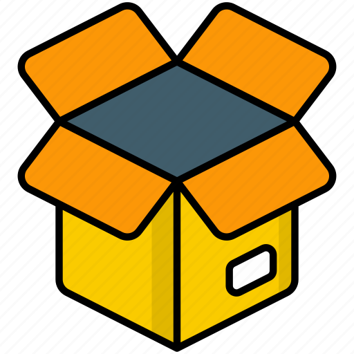 Cardboard, box, logistics, package, shipping, courier package icon - Download on Iconfinder