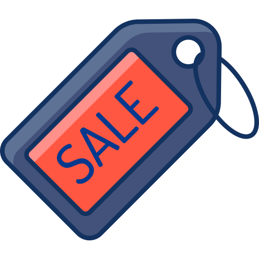 Color, discount, label, lineal, marketplace, onlinestore, sale icon - Free download