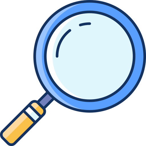 Color, lineal, magnifying glass, sale, search icon - Free download