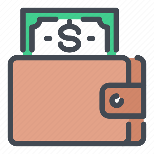 Wallet, purse, money, dollar, cash, pay, payment icon - Download on Iconfinder