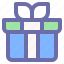 gift, box, package, shopping