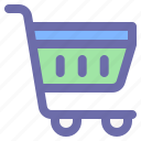shopping, cart, shop, basket, commerce