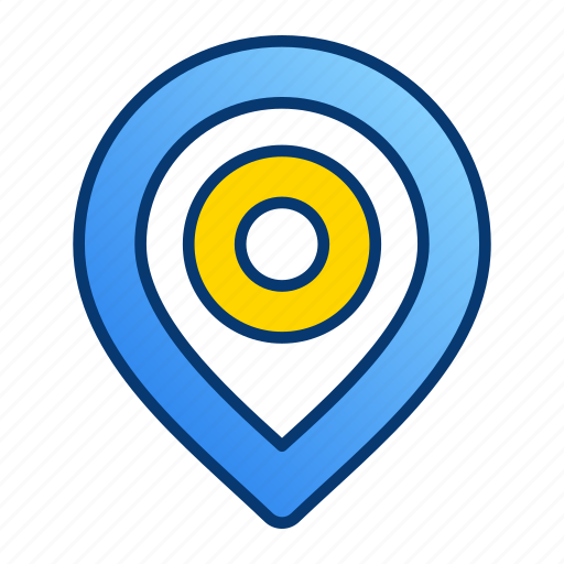 Address, arrow, direction, location, map, navigation, pin icon - Download on Iconfinder