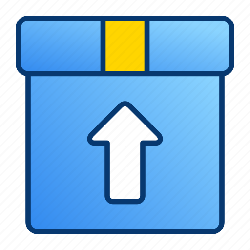 Arrow, box, product, send, sending, shipped, up icon - Download on Iconfinder