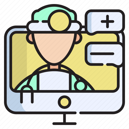 Shopping, ecommerce, health, consultation, doctor, healthcare, online consulting icon - Download on Iconfinder