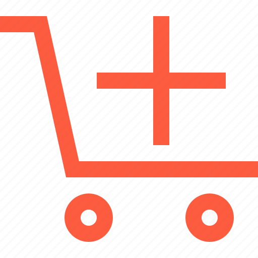 Add, create, increase, new, shopping, trolley, wagon icon - Download on Iconfinder
