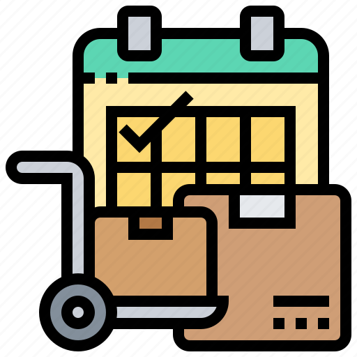 Cargo, delivery, logistic, schedule, shipping icon - Download on Iconfinder
