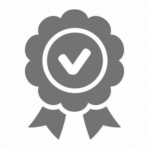 Approval, check, label, quality, ribbon, seal, warranty icon - Download on Iconfinder