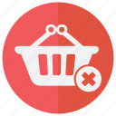 shop, web shop, cancel, close, ecommerce, sell, decline, bad, exit, online, empty, buy, shopping, business, purchase, webshop, stop, supermarket, not, commerce, refuse, sall, clear, remove, bag, magazine, store, basket, delete 