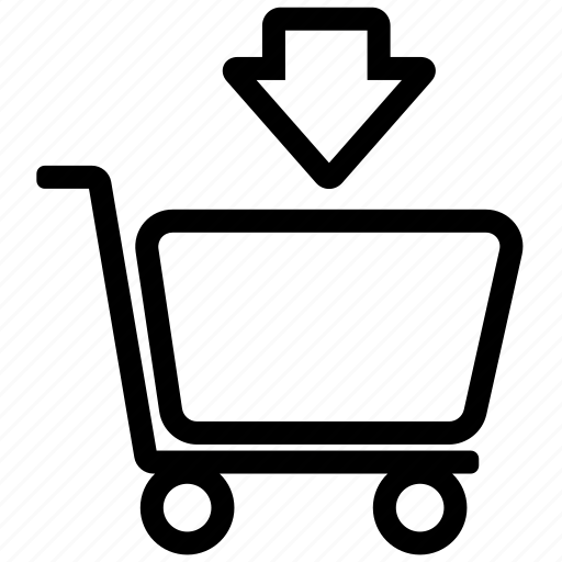 Arrow, buy, cart, completed, down, sell, shopping icon - Download on Iconfinder