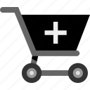 add, cart, plus, shopping
