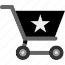 cart, favorite, shop, shopping, star 
