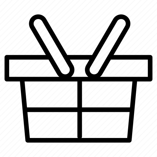 Shopping basket, commercial, market, merchandise, mall icon - Download on Iconfinder