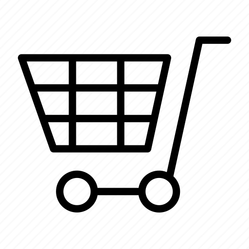 Shopping cart, commercial, merchandise, trade, trolley icon - Download on Iconfinder