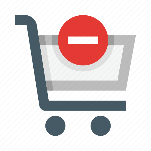Shopping, cart, ecommerce, remove items, market, store, shop icon - Download on Iconfinder