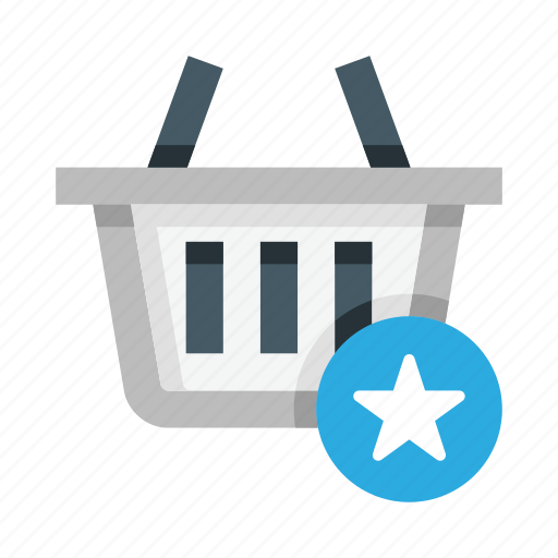 Shopping, cart, basket, favorite, star, ecommerce, wishlist icon - Download on Iconfinder