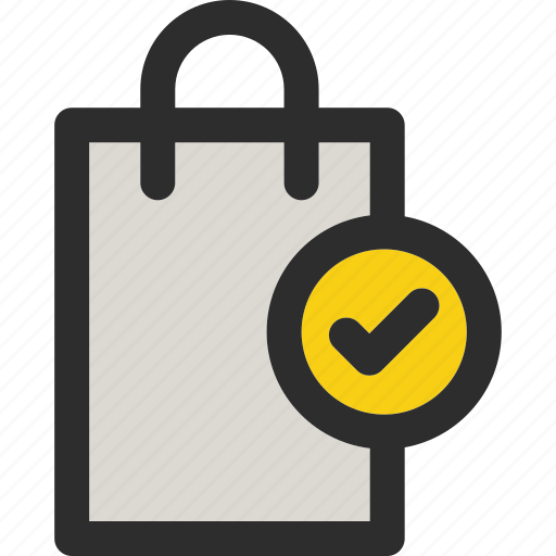 Bag, checked, apply, approved, buy, shop, shopping icon - Download on Iconfinder