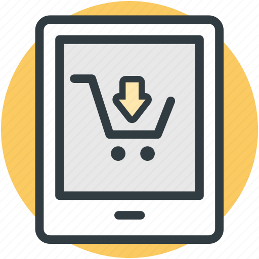 Ecommerce, infographic element, online shopping, screen cart, smartphone icon - Download on Iconfinder