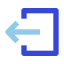 logout, user, arrow, door, out 