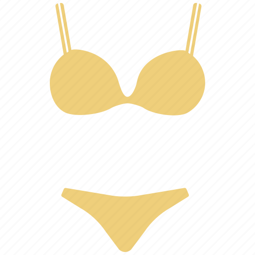 Bikini, bra and penty, lingerie, two-piece, underwear, undies icon - Download on Iconfinder