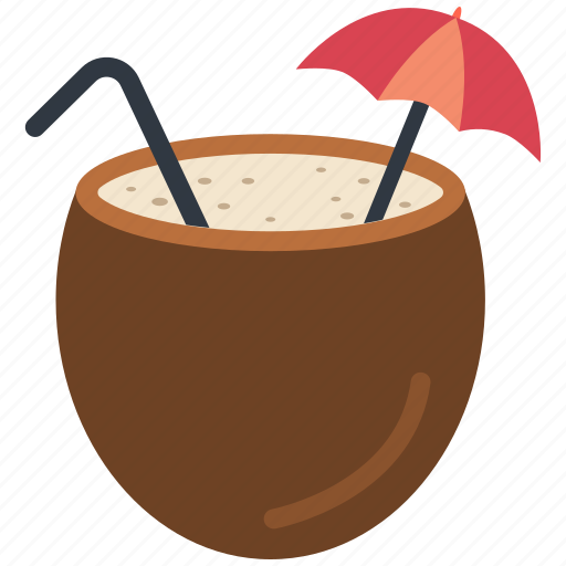 Alcohol, cocktail, coconut, drink icon - Download on Iconfinder