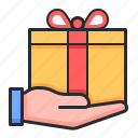 gift, box, surprise, present