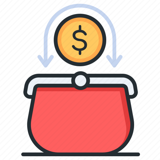 Wallet, coin, cashback, money back icon - Download on Iconfinder
